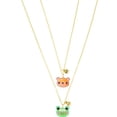thumbnail image 3 of Claire's Girls BFF Frog and Bear Glitter Filled Charm Necklace Set, 2-Pack, Children's, 3 of 6