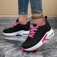 thumbnail image 4 of Mepaouo Women's Air Running Shoes Lace up Tennis Fashion Sneakers Gym Workout Gym Walking Slip on Shoes, 4 of 6