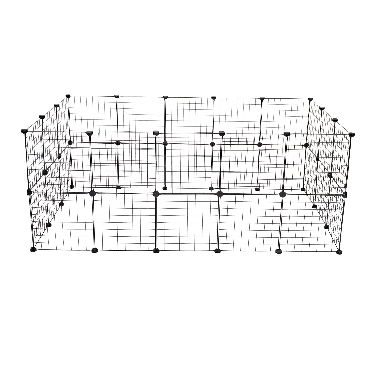 XIlee Pet Playpen, Small Animals Supplies,32 Panels Exercise Playpens Cage,Guinea Pig Cages, Rabbit Playpen, Dog/ Puppy Playpen, Indoor Portable Metal Wire Yard Fence