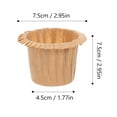 thumbnail image 2 of OULII 30pcs Standard Cake Liners Khaki Paper Oil-proof for Holiday Events, 2 of 6
