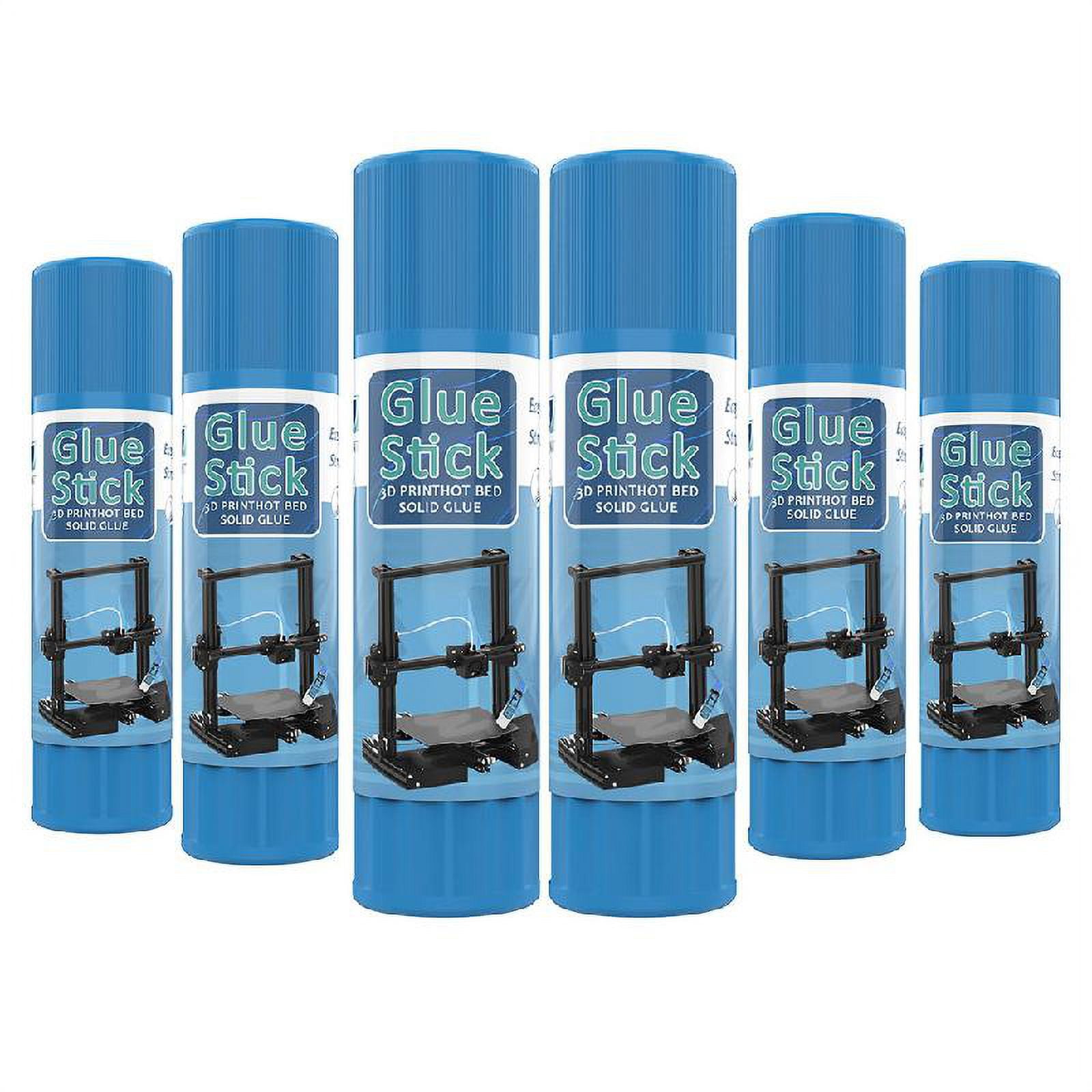  Geeetech 6 Pieces 3D Printer Glue Sticks 36 Gram Each PVP Solid  Glue Stick for 3D Printer Hot Bed, Water-Soluble Glue Stick, Quick Dry,  Easy to Stick and Washable : Industrial