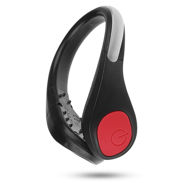 Wosthever Clip de zapato pequeño Luz de seguridad reflectante Operado por Correr de noche Lámpara de montar Equipo de iluminación de seguridad OD003556-01