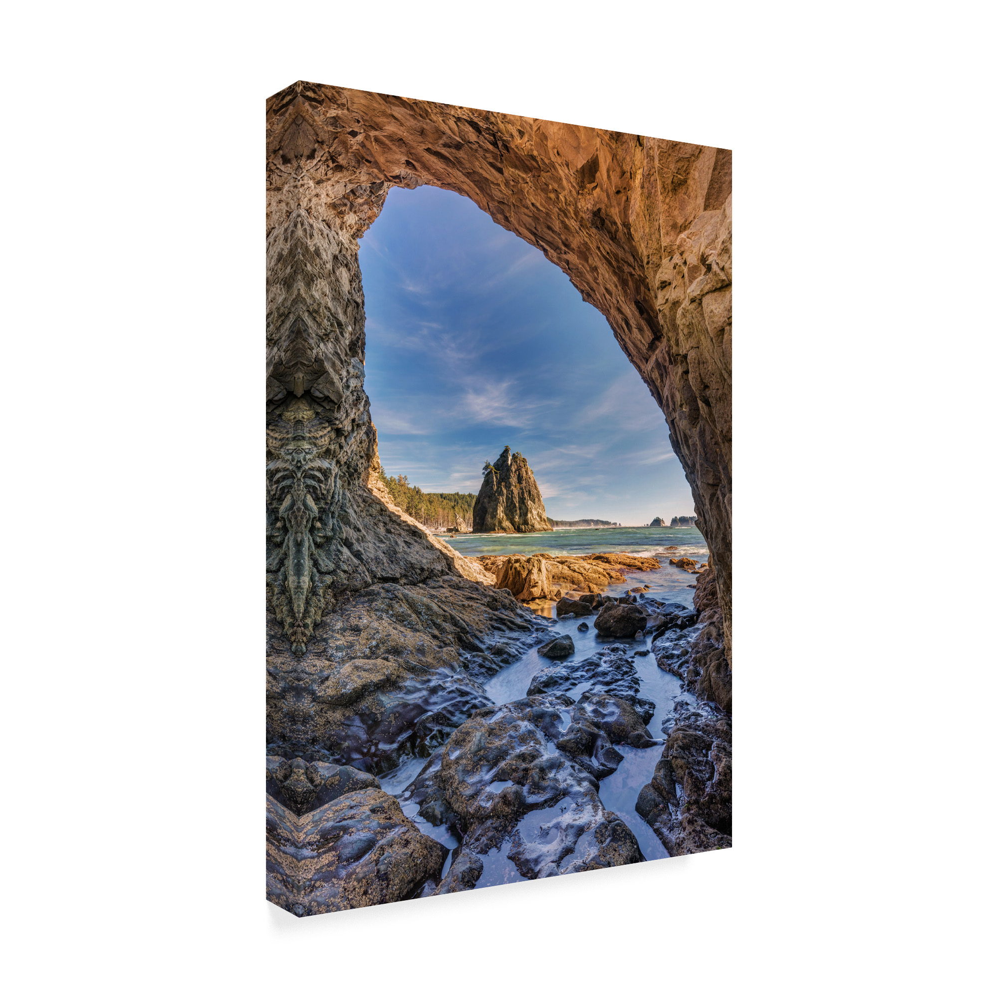 Trademark Fine Art 'Rialto Sea Arch' Canvas Art by Pierre Leclerc