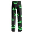 thumbnail image 5 of Green 2026 Lounge Pj Bottoms Wide Leg Sleep Pant Stretch Lounge Pants Comfy Pjs Sleep Bottoms Soft Pajama Pants Cute Trousers Loose Palazzo S, 5 of 5