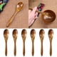 thumbnail image 2 of 6 Cucharas De Madera Maciza, Cucharas Japonesas, Cucharas De Madera Pequeñas, Cucharas De Madera Para Remover Café, Cubertería De Madera, 2 of 5