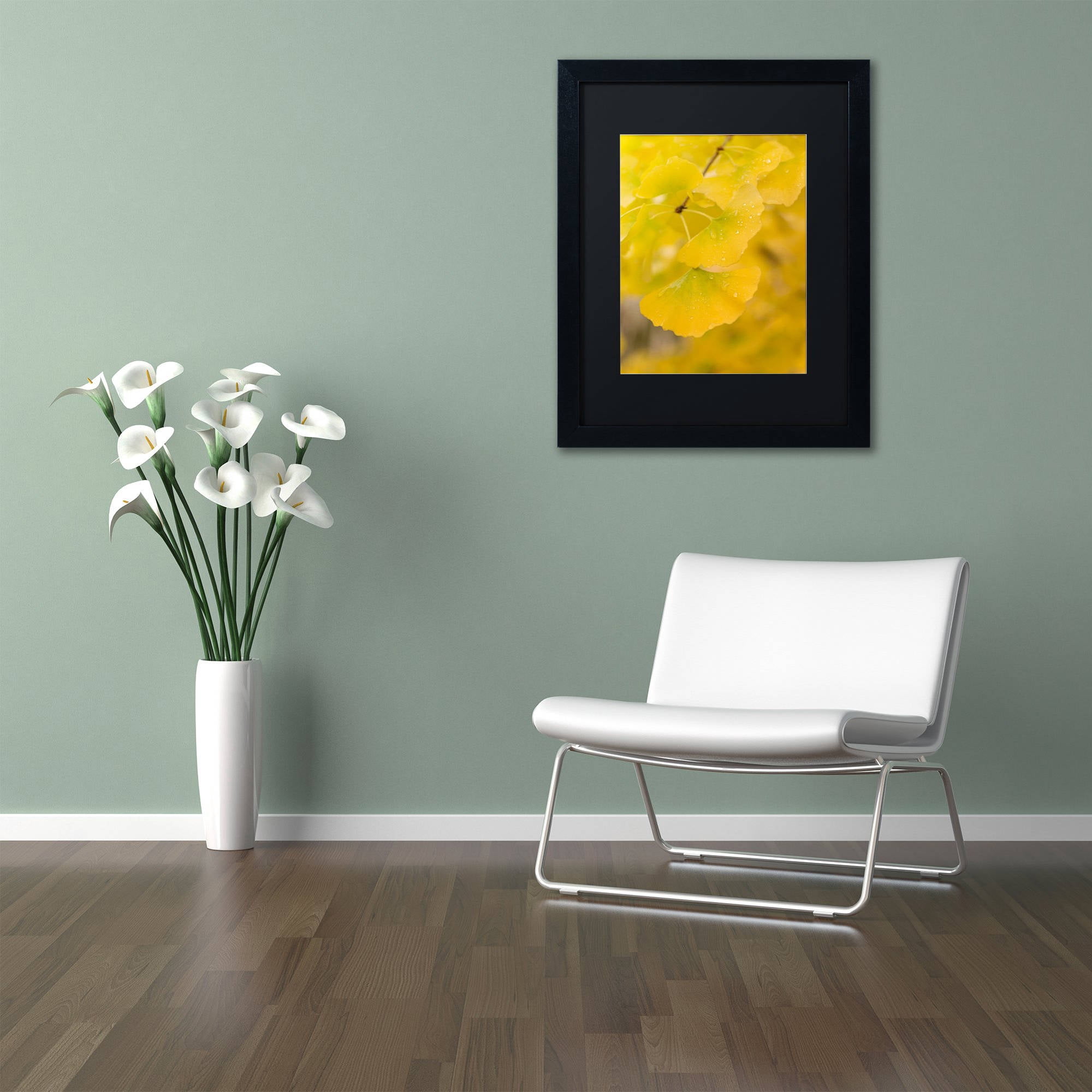 Trademark Fine Art "Millennium" Canvas Art by Philippe Sainte-Laudy Black Matte, Black Frame