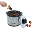thumbnail image 3 of Calentador de olla de cocción lenta de 0,65 qt, juego de olla para fondue, olla para derretir chocolate, 3 of 5
