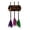 D, variant on Halloween Decorations Broom Parking Sign with 3 Witch Brooms, Hocus Pocus Themed Wooden Sign Porch Decor Indoor Outdoor (F)