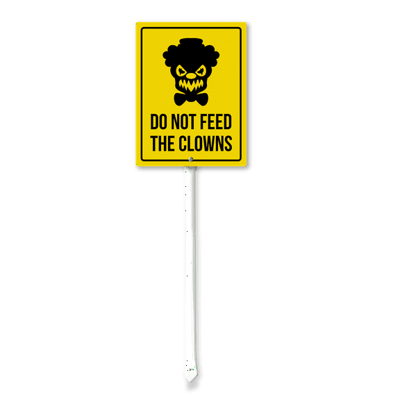 Eveokoki Slow Children Safety Signs for Street with Stakes, 8"x12" Aluminum Caution Kids Playing Traffic Crossing Sign