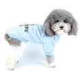 thumbnail image 2 of Ropa para perros pequeños abrigo suéter de invierno sudadera forrada de algodón chaqueta para cachorro disfraz para perro gato Yorkshire Chihuahua azul M brillar  Electrónica, 2 of 4