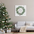 thumbnail image 3 of Stupell Industries Tartan Bow Wreath Holiday Painting Gallery Wrapped Canvas Print Wall Art, 30 x 30, 3 of 8