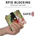 thumbnail image 4 of Small Wallet For Women Bifold Leather Pocket Coin Credit Card Holder With RFID Blocking Lies on The Blanket, 4 of 6