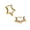 A, variant on Bold Star Hoops Earrings For Women in SilverGold Plating Hot ыя Design н}