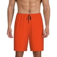 thumbnail image 1 of Fotbe Orange Pantalones Cortos de Pijama para Hombre, Ropa de Dormir, Pantalones de Pijama Cortos para Hombre-X-Large, 1 of 6