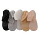 thumbnail image 1 of Zhuge Calcetines transparentes para mujeres, bordados de encaje ultradelgado y cómodo, talla media, 5 pares, 5 colores, 1 of 5