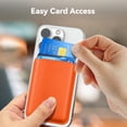 thumbnail image 4 of Tarjetero magnético RFID de cuero Mag-Safe para iPhone 15, 4 of 7