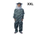 thumbnail image 3 of Advancent Traje de apicultura ligero y duradero con ajuste Universal, chaqueta fácil de ventilar para apicultor Jardín y Patio camuflaje gris XXL, 3 of 6
