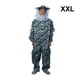 thumbnail image 3 of Wosthever Traje de apicultura ligero y duradero con ajuste Universal, chaqueta fácil de ventilar para apicultor Jardín y Patio camuflaje gris XXL, 3 of 6