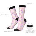 thumbnail image 4 of Logiee colorful Butterflies Print Adult Socks for Men & Women,Calf Socks, Ankle Socks,Boots Socks,Breathable Casual Sock,Unisex Crew Socks, 4 of 6