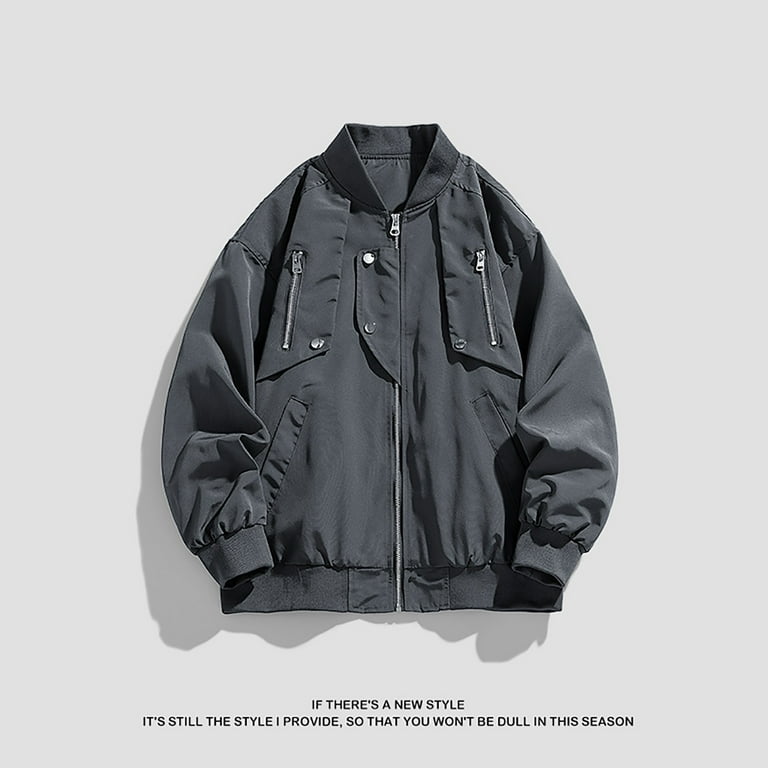 ジャケット・アウター KAJA REVERSIBLE BOA NYLON BOMBER OVY 2 WREESH Men's Lightweight Bomber Jacket with Zip Cargo