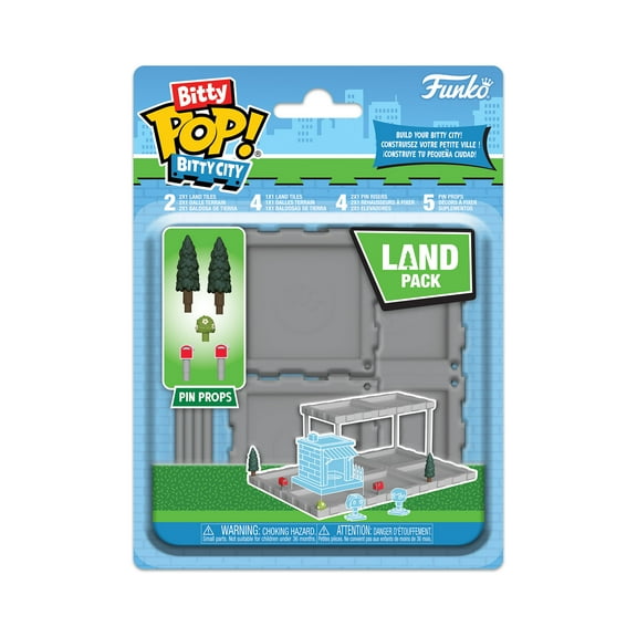 Funko Bitty POP! City: Expansion - Land Kit Collectible Vinyl Mini-Figures