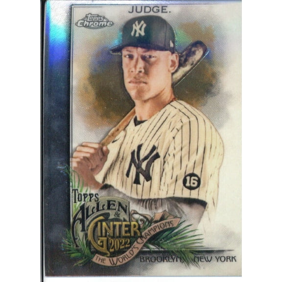 2022 Topps Allen and Ginter Chrome #11 Aaron Judge New York Yankees MLB Baseball Trading Card