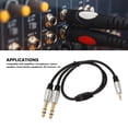 thumbnail image 3 of Cable De Sonido Jack De 3,5 Mm A 6,35 Mm, Cable De PVC Macho A Macho Cable De Sonido Jack De 3,5 Mm A 6,35 Mm Para Altavoz Para Equipos De Teatro, 3 of 7
