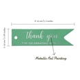 thumbnail image 5 of Inkdotpot Real Silver Foil Thank You For Celebrating With Us Bridal Shower Tags Favor Hang Paper Tags 100 Pieces, 5 of 6
