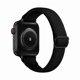 thumbnail image 1 of Chenchen Slim Stretchy Bands Compatible with Apple Watch Band 42mm 41mm 40mm 38mm, Women Elastics Nylon Thin Strap for iWatch SE 3/2/1 Series 11 10 9 8 7 6 5 4 3 2 1 (Black/Black), 1 of 1