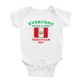 thumbnail image 1 of Everyone Loves a Nice Peruvian Boy Cute Baby Bodysuits, 1 of 5
