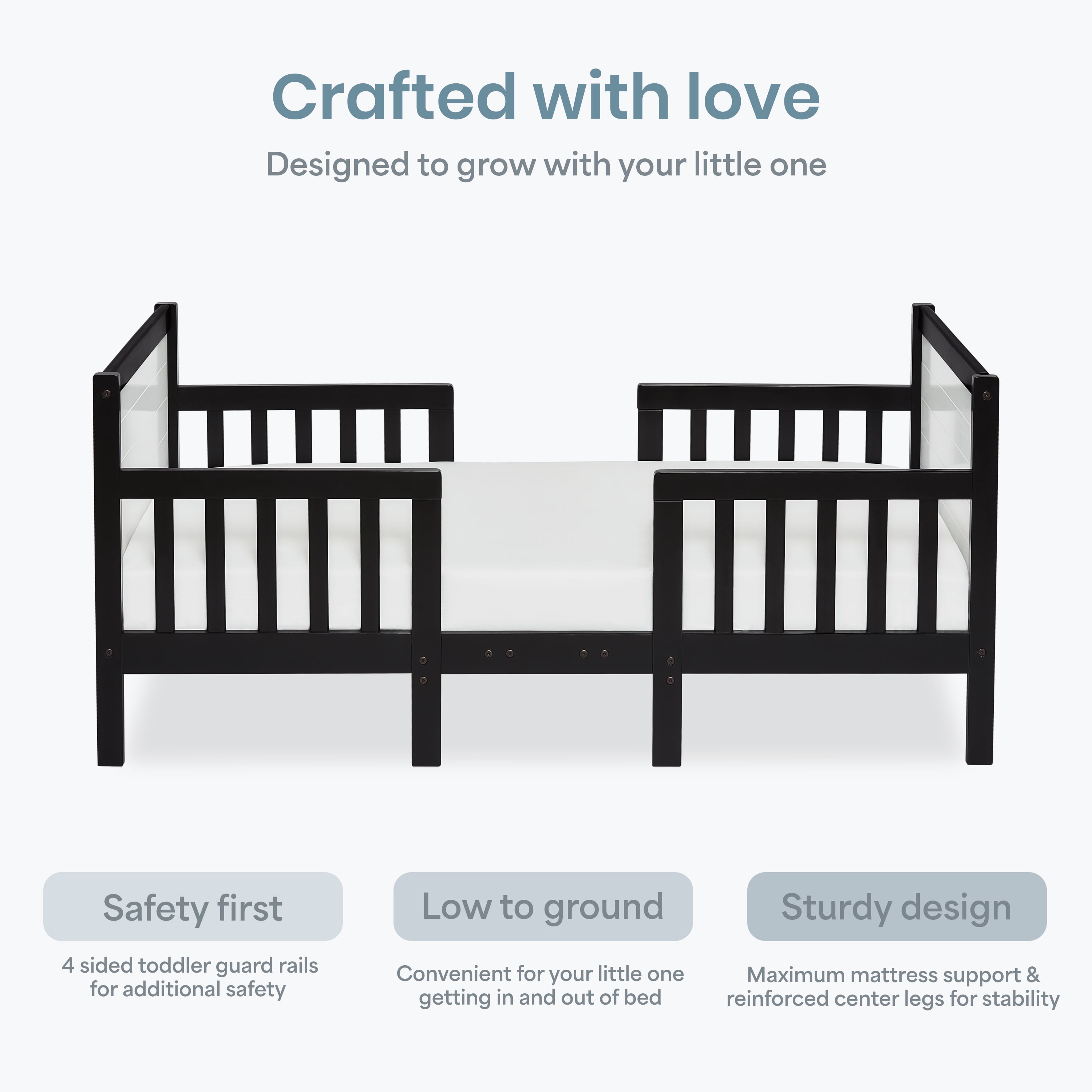 Dream On Me Lit convertible 3 en 1 pour tout-petit Hudson