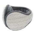 thumbnail image 3 of 2 Cache-Oreilles Pliables Ajustables Tricotés avec Cache-Oreilles en Peluche pour l'Hiver, 3 of 3