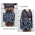 thumbnail image 6 of FORMRS 16" Laptop Bag Carrying Sleeve Case with Handle Travel Shoulder Briefcase, Blue Hexagon Pattern, 6 of 8