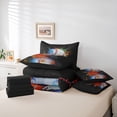 thumbnail image 5 of Homewish Boys Baseball Lover Bedding Comforter Set 7pcs, Splash Splatter Artwork King Bedding Sets, Modern Ball Sport Reversible Bed Sheets, Ultra Soft Bedroom Decor, 5 of 7
