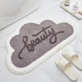 thumbnail image 1 of Bath mat non slip absorbent shower bathroom rug carpet clouds (HTOOQ), 1 of 2