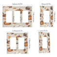 thumbnail image 2 of Yayeee Rocker Switch Wall Plate 1-Gang 4.6"x2.9" Home Decorative Outlet Cover, Fall Pumpkin Pattern, 2 of 6