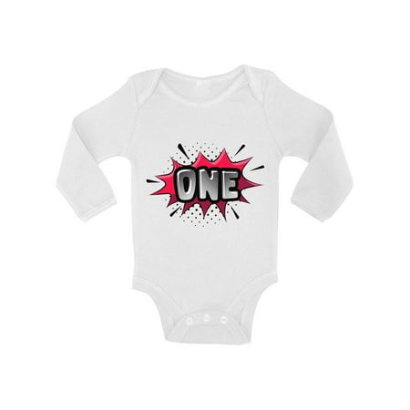 

Awkward Styles Funny One Piece First B-Day Bodysuit Birthday Baby Bodysuit Long Sleeve Gifts for 1 Year Old First Birthday Baby Bodysuit 1 Year Old Clothes My 1st Birthday Gifts for Birthday Gifts