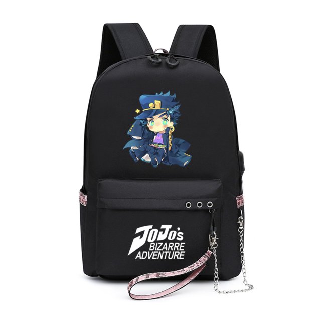 Mochila JoJos Bizarres Adventures Kujos Jotaros Cartoon Kids