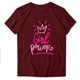 thumbnail image 2 of Fiudx Ofertas Del Día Blusa de Manga Corta con Estampado de Moda para Mujer, Divertida Camiseta con Cuello Redondo, 2 of 3