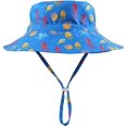 thumbnail image 1 of Chapeau de Soleil pour Fille Tout-Petit Chapeau de Plage Respirant Chapeau à Sangle de Menton Réglable 50+UPF, 1 of 7