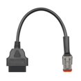 thumbnail image 1 of Sidaley 6PIN TO 16PIN Conversion Line Adapter Accessories Professional Motorcycle Tools Wire Scan Plug Extension Converter Type2 NO2, 1 of 6