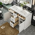 thumbnail image 4 of Eviva Epic Transitional White Bathroom Vanity, 4 of 8
