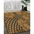 thumbnail image 2 of Ahgly Company Indoor Round Patterned Carrot Orange Area Rugs, 5' Round, 2 of 6