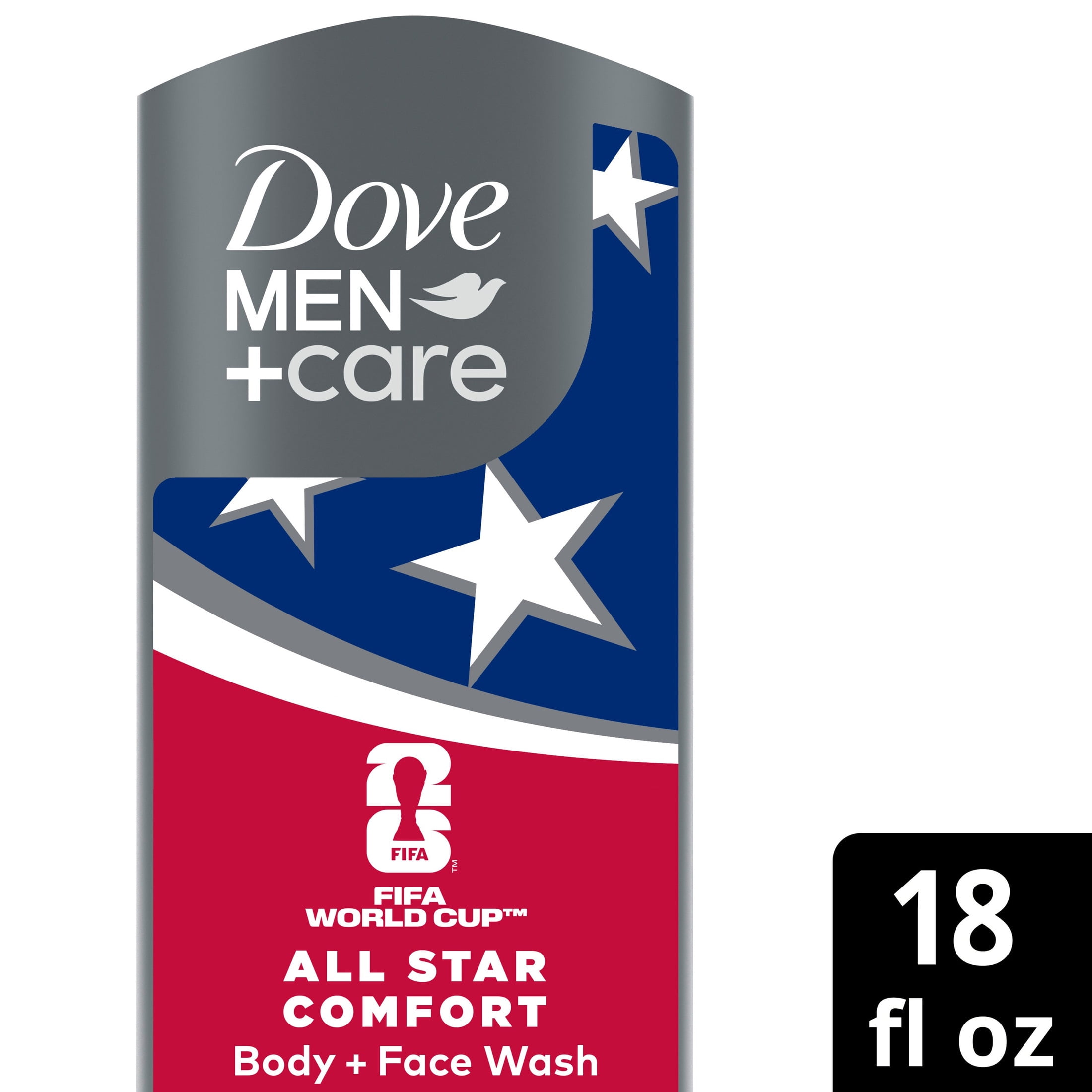 Dove Men+Care Limited Edition FIFA Body & Face Wash For Men All Star Comfort, 18 fl oz