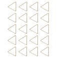 thumbnail image 1 of 20 piezas colgantes de huecos triangures de bronce para manualidades Sunnimix Joyería encontrando artesanía, 1 of 8