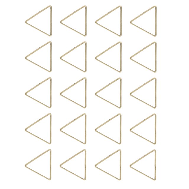 20 piezas colgantes de huecos triangures de bronce para manualidades Sunnimix Joyería encontrando artesanía