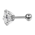 thumbnail image 3 of 1 Pair Stud Earrings for Women Cubic Zirconia Stainless Steel Hypoallergenic Medium Stud Earrings Non Tarnish Gift Jewelry by PALIFEUR, 3 of 7