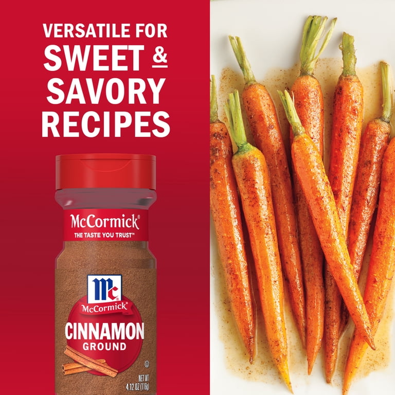 McCormick Ground Cinnamon 4.12 oz Bottle Kosher Ground Spice for