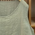 thumbnail image 5 of Gaexia Vest for Women Lightweight,Lightweight Sleeveless Outerwear Vest Soft Linen Blend Fabric Versatile Spring and Summer Casual Wear Everyday Layering Piece, 5 of 7