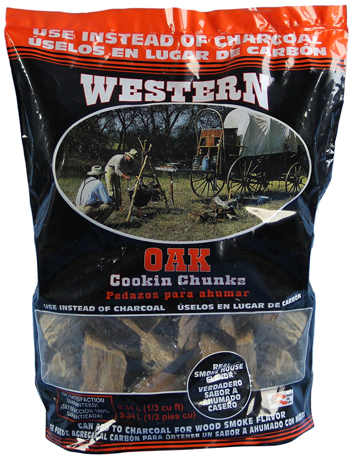 78057 Oak Cooking Wood Chunks 100 Natural By Western Walmart Com
